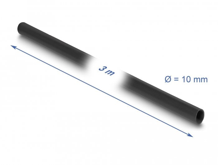 Pvc Isolierschlauch 3 M X 10 Mm Schwarz