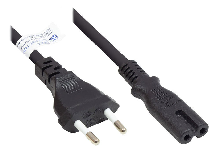 EAN 4014619168965 - Alcasa P0370-S007 cable de transmisión Negro 0,75 m Enchufe tipo C C7 acoplador imagen 1