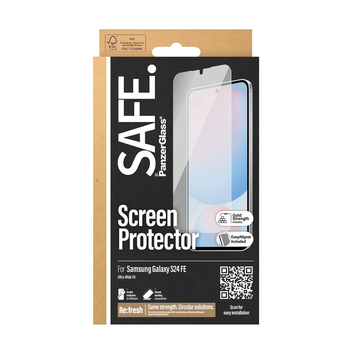 EAN 5715685012167 - PanzerGlass SAFE. by ® Screen Protector Samsung Galaxy S24 FE | Ultra-Wide Fit w. EasyAligner Protector d imagen 3