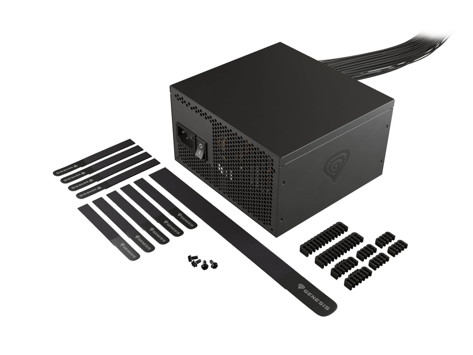 Fuente De Alimentación Genesis Nihon 750nm  750 W 20+4 Pin Atx Atx Negro