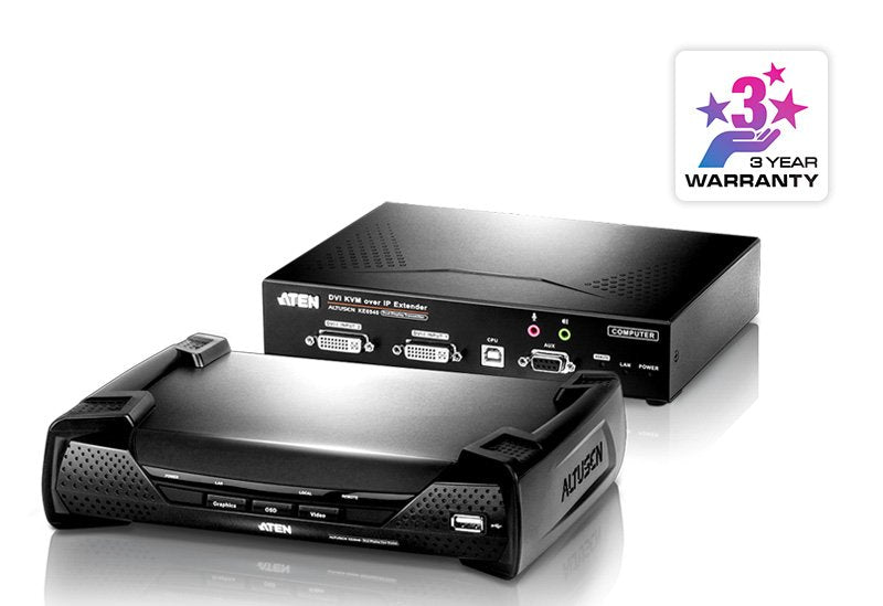 EAN 4719264649394 - ATEN KE6940 Transmisor y receptor de señales AV Negro imagen 1