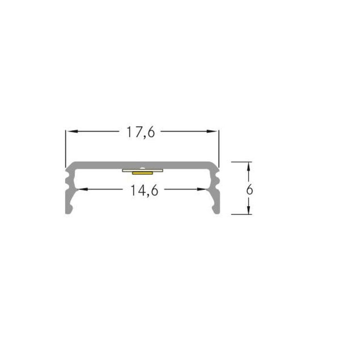 Brumberg 53380261 Ab-Profil Qualityflex Alu