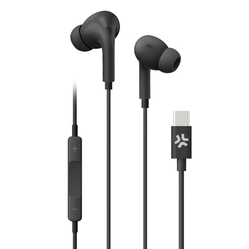 EAN 8021735207825 - Celly UP1200TYPECBK auricular y casco Auriculares Alámbrico Dentro de oído Llamadas/Música USB Tipo C Neg imagen 1