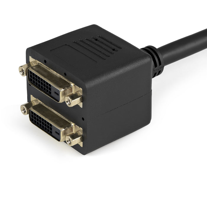EAN 0065030825870 - StarTech.com DVISPL1DD cable DVI 0,3 m 2 x DVI-D Negro imagen 3