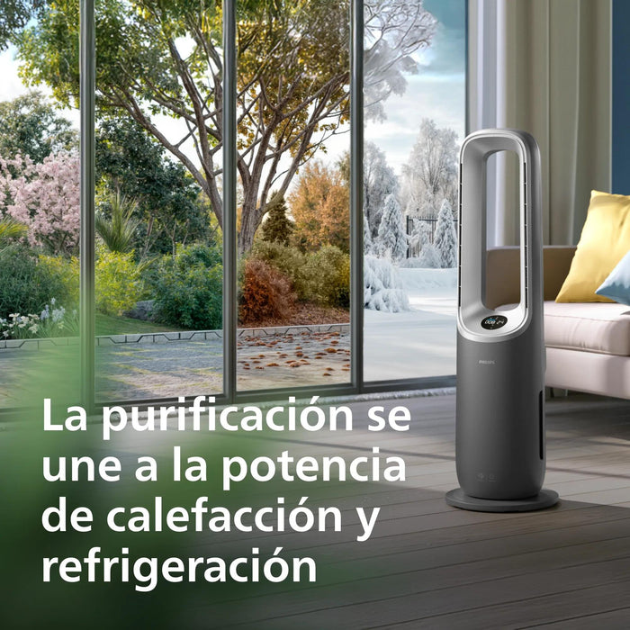 EAN 8720389019418 - Philips AMF870/15 purificador de aire 70 m² 46 dB 2200 W Plata, Gris imagen 13