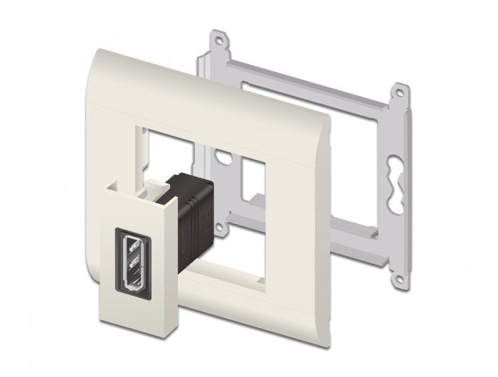 Delock 81305 Adaptador De Cable De Vídeo Displayport Negro