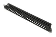 EAN 5902560369700 - Extralink CABLE MANAGER WITH METAL COVER Panel de gestión de cables Negro imagen 1