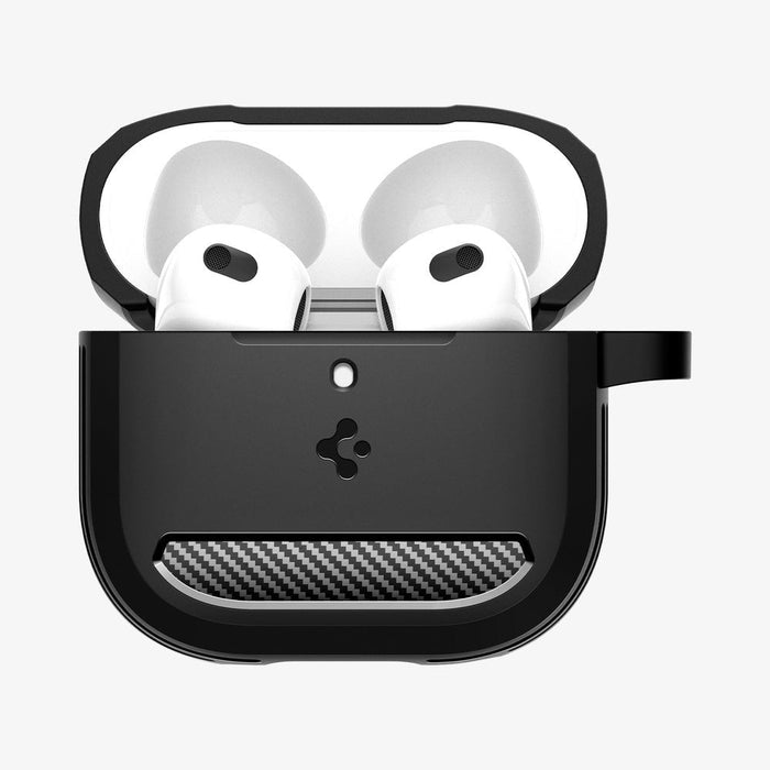 Spigen Rugged Armor Apple Airpods 4 Matte Black