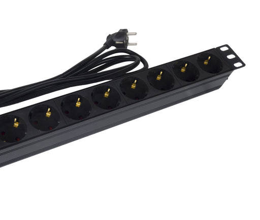 EAN 5605922024810 - Phasak BNS 3518 limitador de tensión Negro 8 salidas AC 1,5 m imagen 2