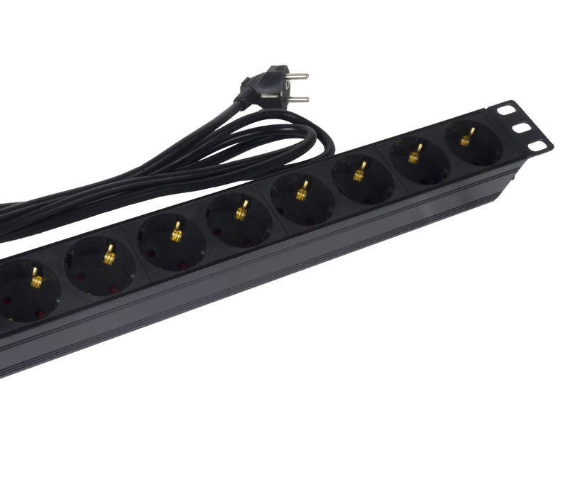 EAN 5605922024810 - Phasak BNS 3518 limitador de tensión Negro 8 salidas AC 1,5 m imagen 2