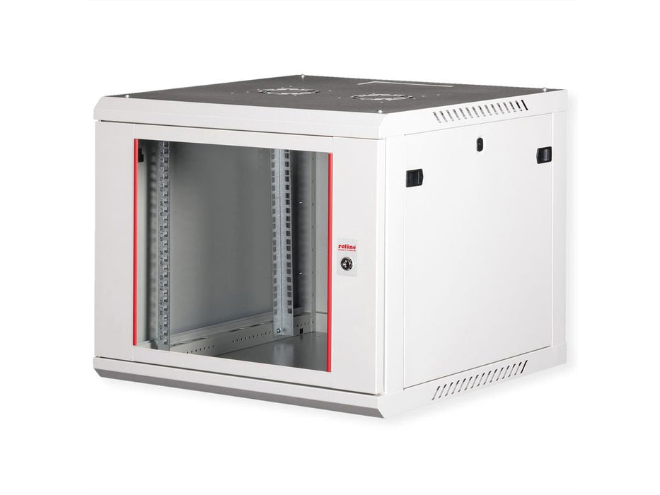 Roline 19-Zoll Wandgehuse Basic Plus 9he, 600x600 Bxt Grau