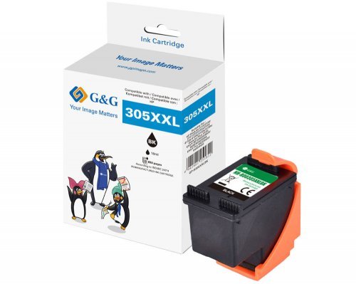 G&G Xxl-Cartucho Compatible Con Hp 305xl 3ym62ae