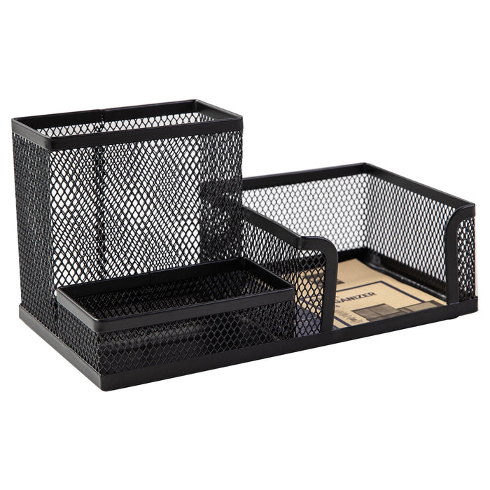 Deli Organizador Metalico De Rejilla Negro