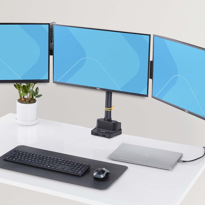 EAN 0065030902038 - StarTech.com 3MP2AG-MONITOR-ARM soporte para monitor 68,6 cm (27") Negro imagen 10