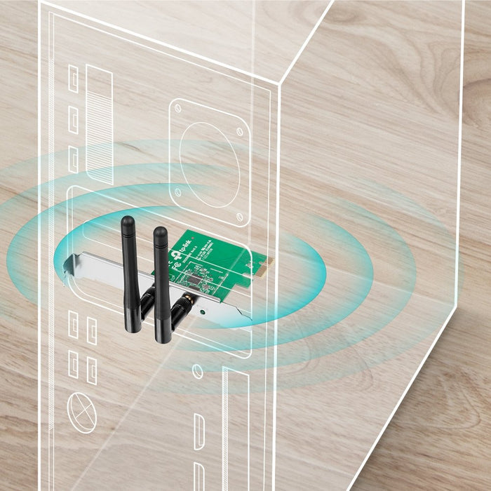 EAN 6935364050573 - TP-Link TL-WN881ND adaptador y tarjeta de red Interno WLAN 300 Mbit/s imagen 3