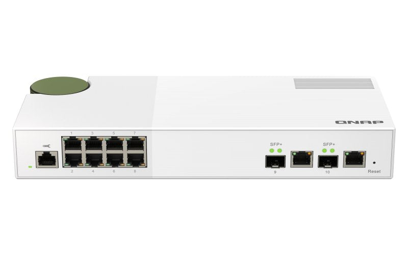 EAN 0885022020386 - QNAP QSW-M2108-2C switch Gestionado L2 2.5G Ethernet (100/1000/2500) Gris, Blanco imagen 2