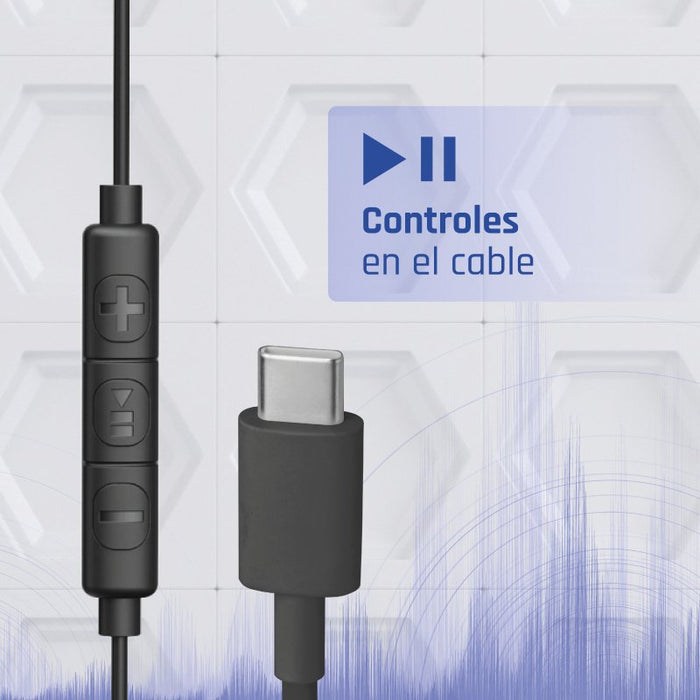 Auriculares Iggual Tipo C Intrauditivos Con Micro