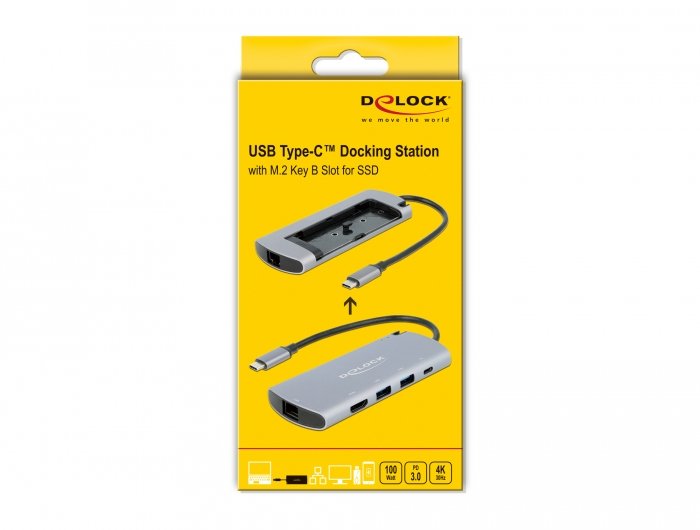 Delock 87767 Base Para Portátil Y Replicador De Puertos Alámbrico Usb 3.2 Gen 1 (3.1 Gen 1) Type-C Gris, Estación De Acoplamiento Gris, Alámbrico, Usb 3.2 Gen 1 (3.1 Gen 1) Type-C, 100 W, 1.4/2.2, 10,100,1000 Mbit/S, Gris