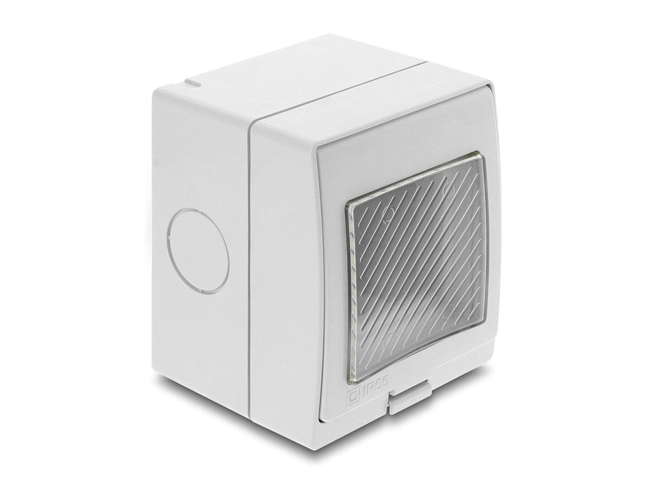 Delock Easy 45 Carcasa De Superficie Ip55 Resistente Al Agua 2 Port