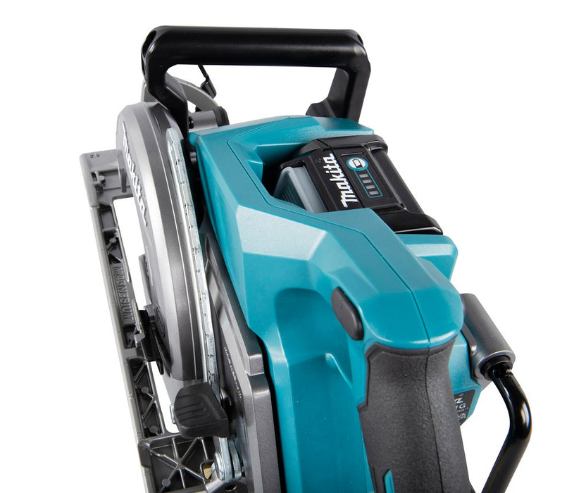 Sierra Circular Inalámbrica Makita Rs001gz Xgt, 40 Voltios (Azul/Negro, Sin Batería Ni Cargador)