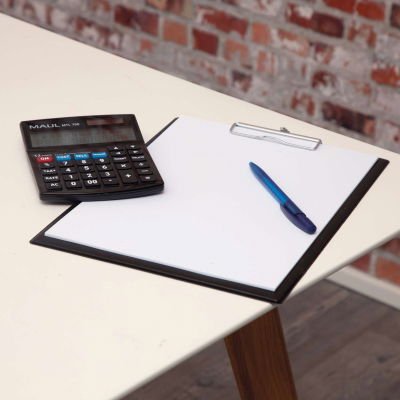 Maul Calculadora Comercial Mtl 700  Calculadora Con Funciones Comerciales  Pantalla De 12 Dígitos Con 2 Líneas  Función De Margen De Coste Incluida  Solar/Batería  Negro
