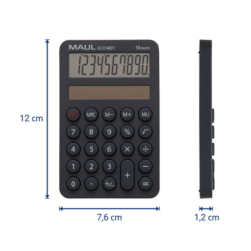 EAN 4002390092821 - MAUL ECO MD 1 calculadora Bolsillo Calculadora básica Gris imagen 2