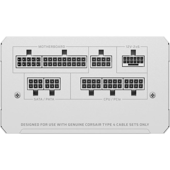 EAN 0840006687276 - Corsair RMe Series RM1000e unidad de fuente de alimentación 1000 W 24-pin ATX ATX Blanco imagen 3