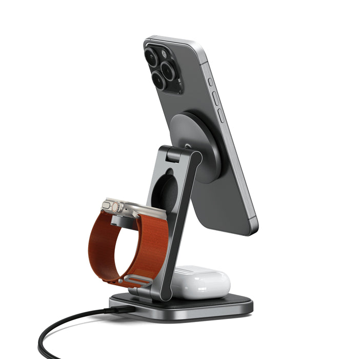3-In-1 Foldable Qi2 Wireless Charging Stand