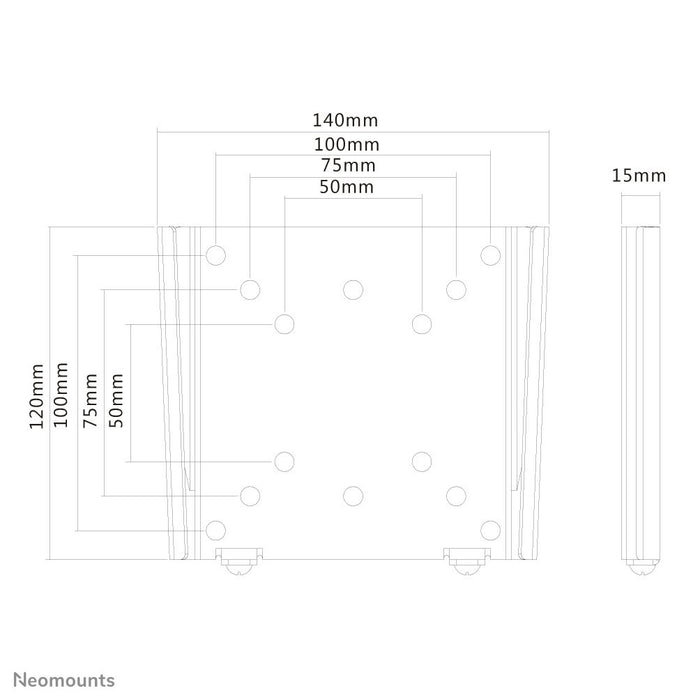 EAN 8717371441319 - Neomounts FPMA-W25 soporte para TV 76,2 cm (30") Plata imagen 11