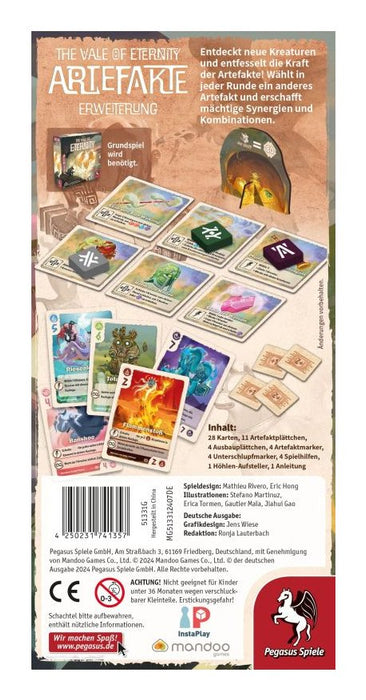 Pegasus The Vale Of Eternity: Artefactos, Expansión Del Juego De Mesa 51331g