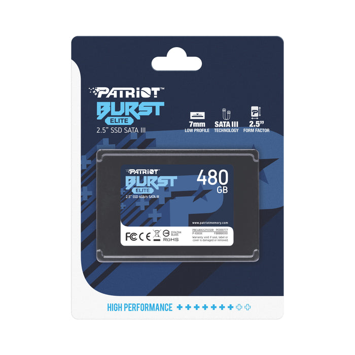 EAN 0814914027752 - Patriot Memory Burst Elite 480 GB 2.5" Serial ATA III imagen 6