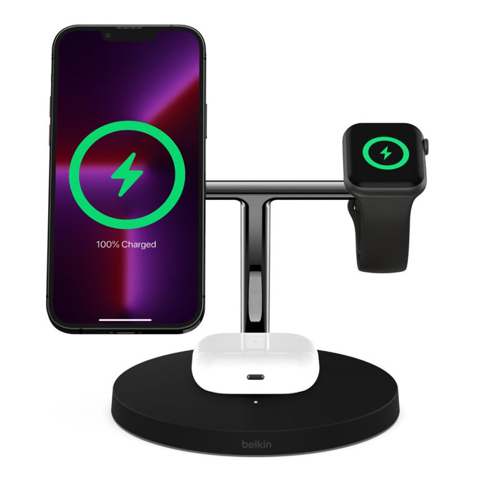 EAN 0745883836611 - Belkin WIZ017vfBK Auriculares, Smartphone, Reloj inteligente Negro Corriente alterna Cargador inalámbrico imagen 6