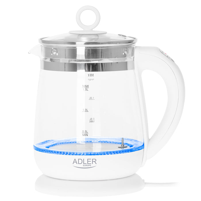 EAN 5903887804615 - Adler AD 1299 tetera eléctrica 1,5 L 1850 W Blanco imagen 6