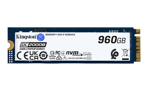 EAN 0740617345186 - Kingston Technology DC2000B 960 GB PCI Express 4.0 NVMe 3D TLC imagen 2