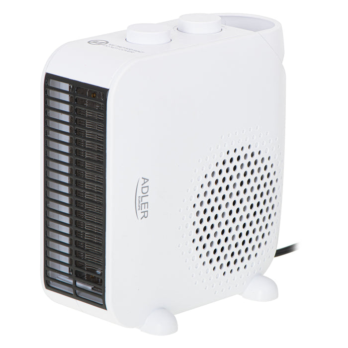 EAN 5903887801300 - Adler AD 7725W calefactor eléctrico Interior Blanco 2000 W Ventilador eléctrico imagen 1