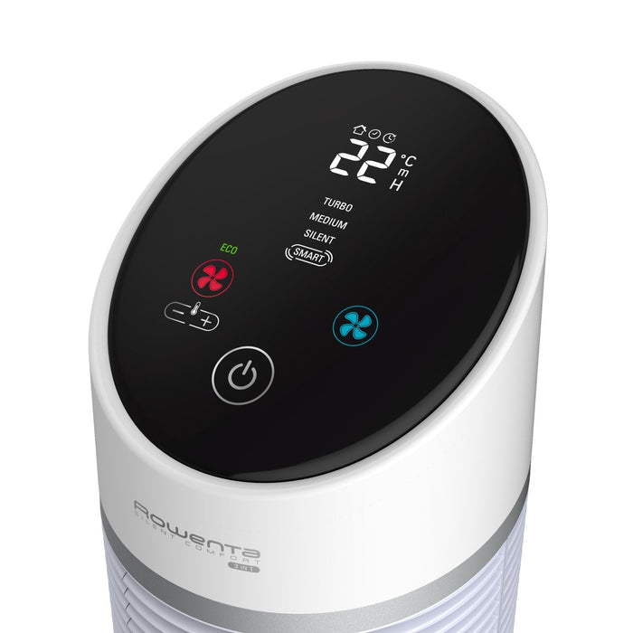 Calefactor  Rowenta Silent Comfort Hq8120 Eléctrico Interior Plata 2400 W Ventilador Eléctrico