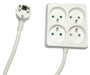 EAN 5715063551165 - Microconnect MC-PSSQUARE040150FRW base múltiple 1,5 m 4 salidas AC Interior Blanco imagen 1