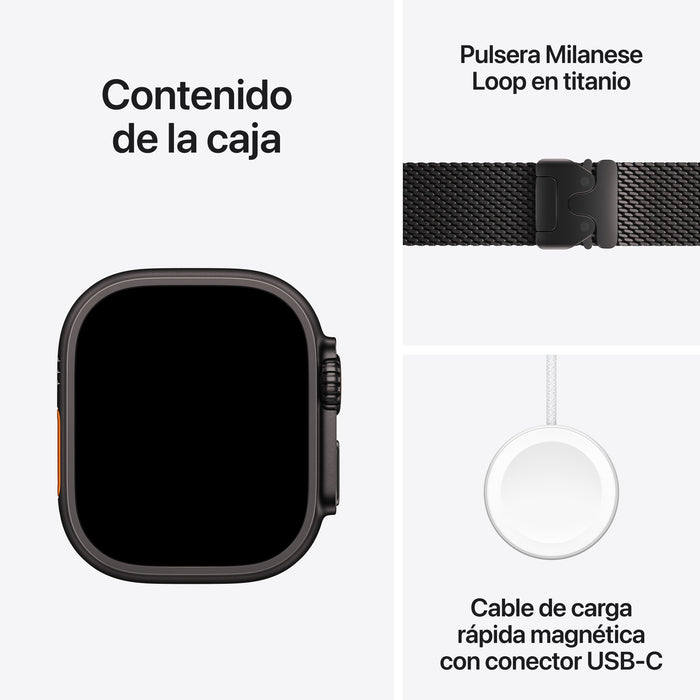 EAN 0195950610772 - Apple Watch Ultra 3 OLED 49 mm Digital 422 x 514 Pixeles Pantalla táctil 5G Negro Wifi GPS (satélite) imagen 8