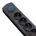 EAN 5901878501727 - Qoltec 50172 limitador de tensión Negro 6 salidas AC 230 V 5 m imagen 2