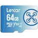 EAN 0843367128174 - Lexar FLY microSDXC UHS-I card 64 GB Clase 10 imagen 1