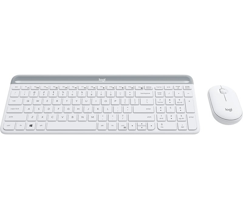 Teclado Y Raton Logitech Mk470 Slim Wireless Blanco Hueso No/Da/Swe/Fi