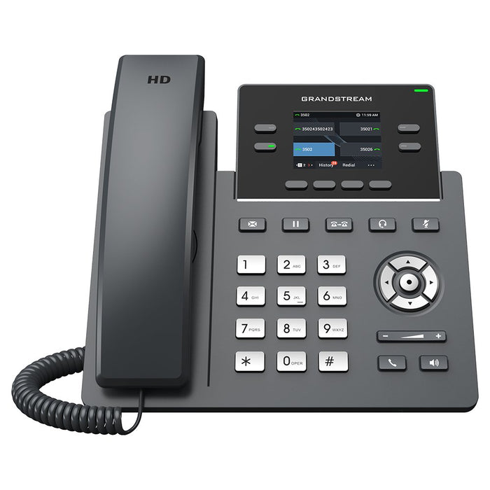 EAN 6947273704126 - Grandstream Networks GRP2612G teléfono IP Negro 4 líneas LCD imagen 1