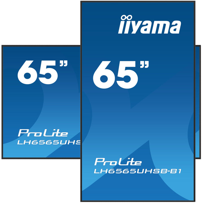 EAN 4948570123582 - iiyama LH6565UHSB-B1 pantalla de señalización Diseño de quiosco 163,8 cm (64.5") LED Wifi 800 cd / m² 4K  imagen 5