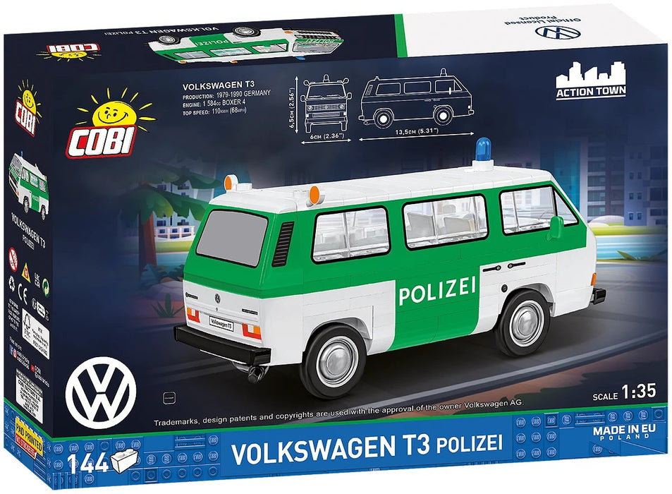 Cobi Volkswagen T3 Polizei (Massstab 1:35) Cobi-24637
