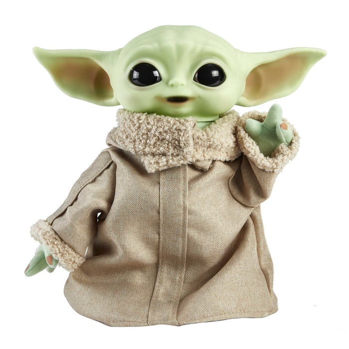 Peluche Electronico Con Bandolera Mattel Star Wars The Mandalorian The Child Baby Yoda 28 Cm