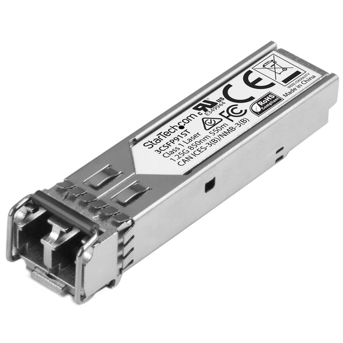 EAN 0065030868563 - StarTech.com 3CSFP91ST red modulo transceptor Fibra óptica 1250 Mbit/s imagen 1
