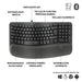 EAN 5099206117259 - Logitech Wave Keys for Business teclado Oficina RF Wireless + Bluetooth QWERTY Español imagen 10