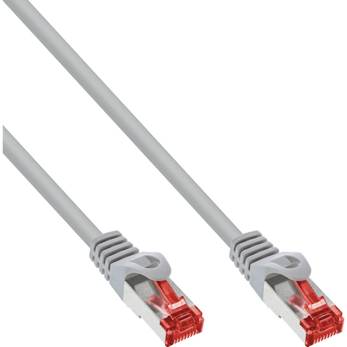 Cable De Red Inline S/Ftp Pimf Cat.6 250mhz Pvc Gris Cobre 0,25m