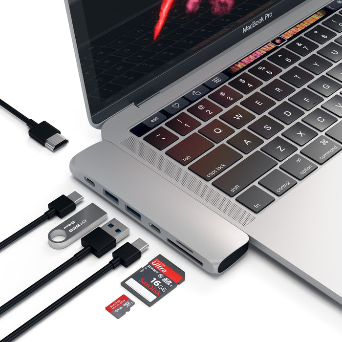 EAN 0879961006884 - Satechi ST-CMBPS base para portátil y replicador de puertos USB 3.2 Gen 1 (3.1 Gen 1) Type-C Plata imagen 4