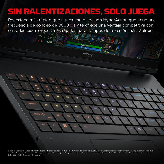 Portátil Hp Hyperx Omen 15-Ga0014ns U7 355 16gb 512gb Rtx 5060 15.3"2k Fdos